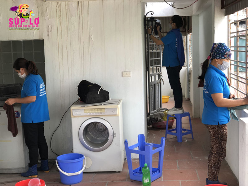 Quy trình vệ sinh nhà của Súp Lơ Cleaning tại Cát Linh chuyên nghiệp - nhanh chóng