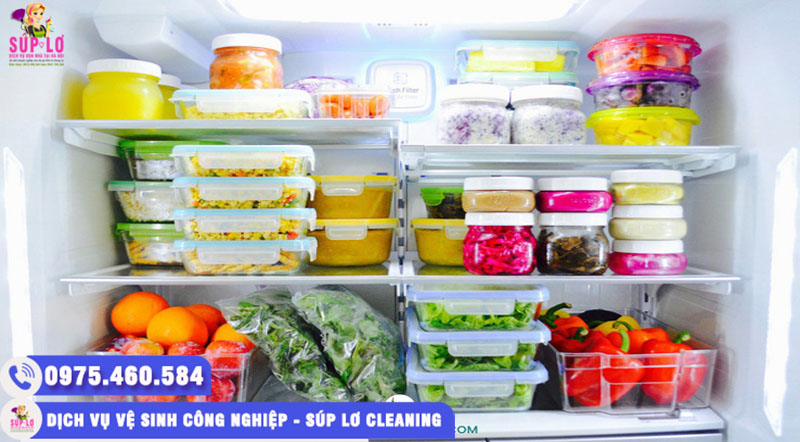 Cách sắp xếp tủ lạnh cho gọn gàng, khoa học bằng sử dụng hệ thống khay đựng thực phẩm