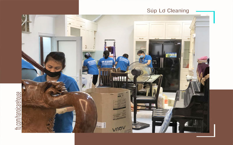 Đội ngũ nhân viên vệ sinh nhà Súp Lơ Cleaning giàu kinh nghiệm