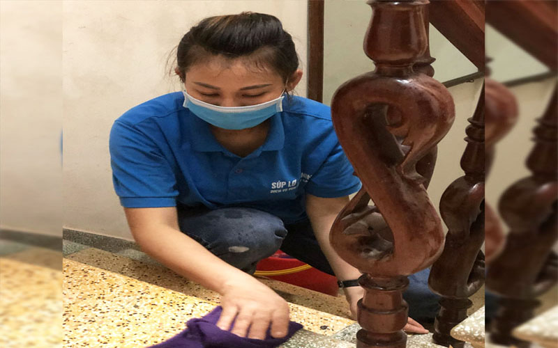 Nhân viên Súp Lơ Cleaning đảm bảo thời gian làm việc tại Đồng Xuân