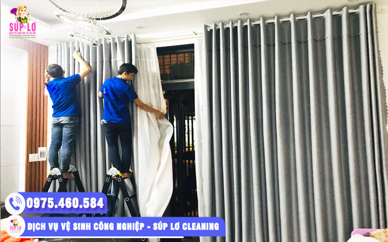Dịch vụ giặt rèm tại quận Hà Đông làm hài lòng khách hàng nhất