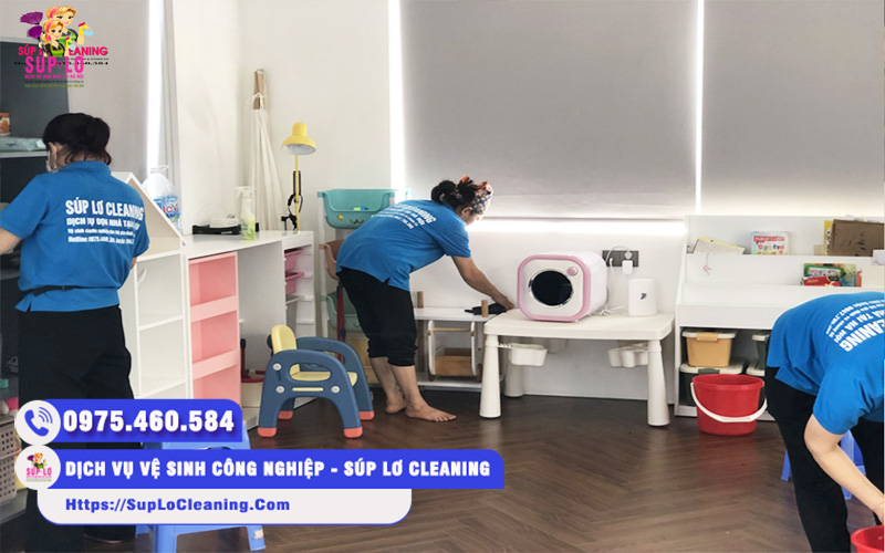 Dịch vụ dọn nhà theo giờ tại Thanh Xuân của Súp Lơ Cleaning chuyên nghiệp, uy tín