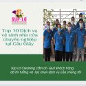 Vệ Sinh Nhà Tại Cầu Giấy ✅ TOP 10 CHUYÊN NGHIỆP NHẤT