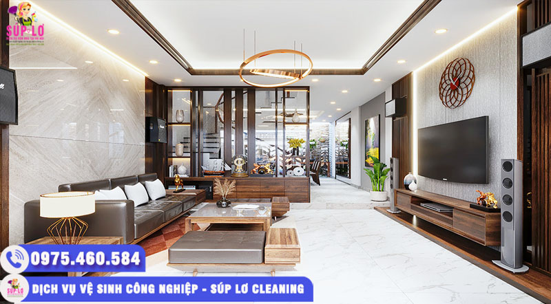 Sau khi vệ sinh xong Súp Lơ Cleaning giao lại căn nhà sạch đẹp cho khách hàng