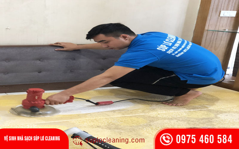 Dịch vụ giặt đệm tại Long Biên uy tín và chất lượng - Súp Lơ Cleaning