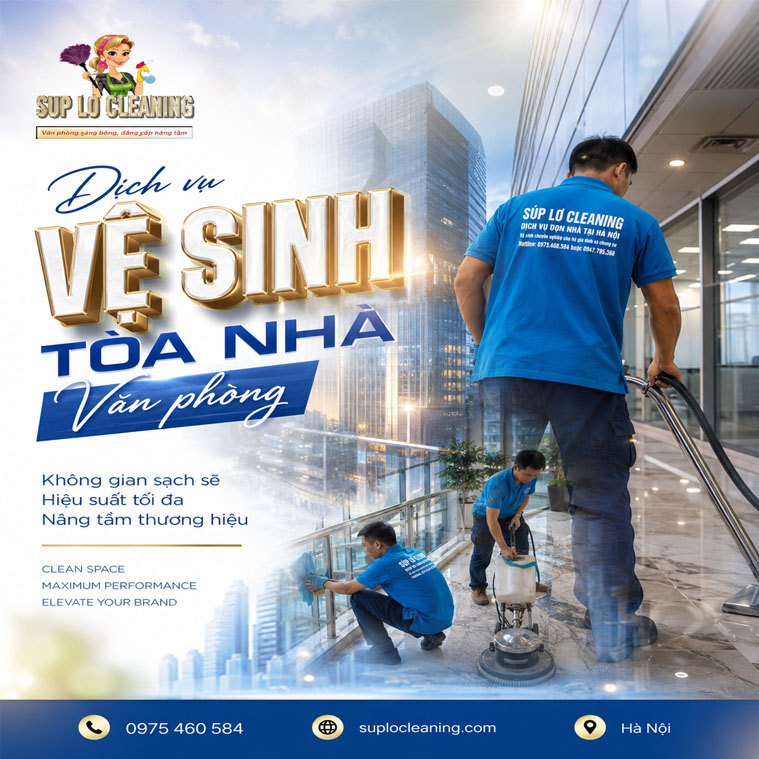 Ve Sinh Toa Nha Van Phong