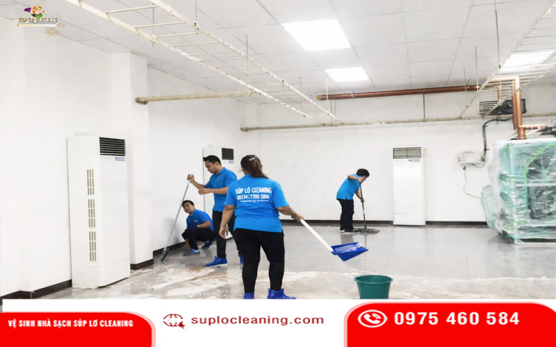 Dịch vụ vệ sinh công nghiệp tại Hà Nội của công ty Súp Lơ Cleaning uy tín, chất lượng hàng đầu