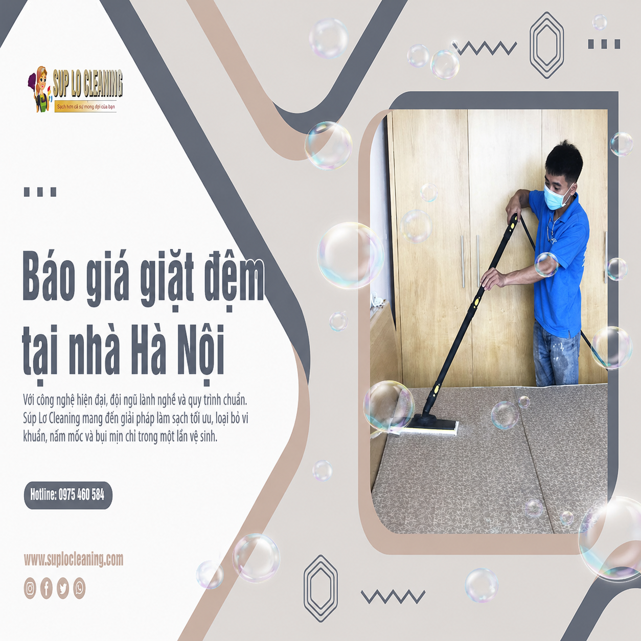 Dịch Vụ Giặt đệm Tại Nhà Hà Nội 🌟 Giá Mới Nhất