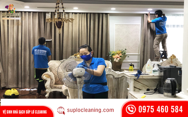 Quy trình 4 bước vàng trong vệ sinh nhà tại phường Yên Hòa