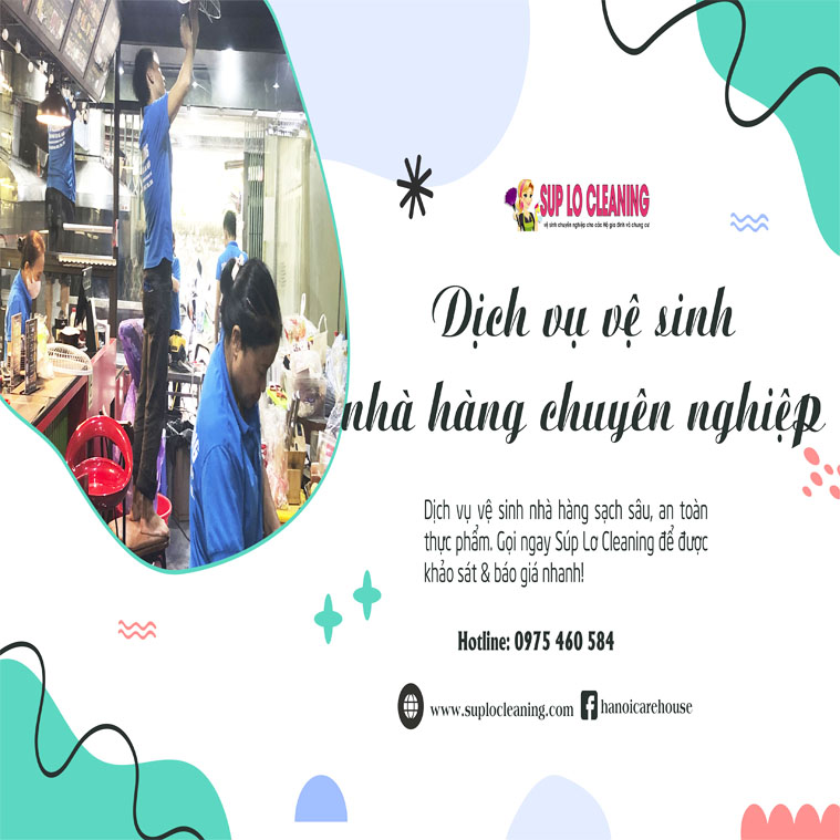Dịch Vụ Vệ Sinh Nhà Hàng Giá Tốt ✅ Chuyên Nghiệp Tại Hà Nội