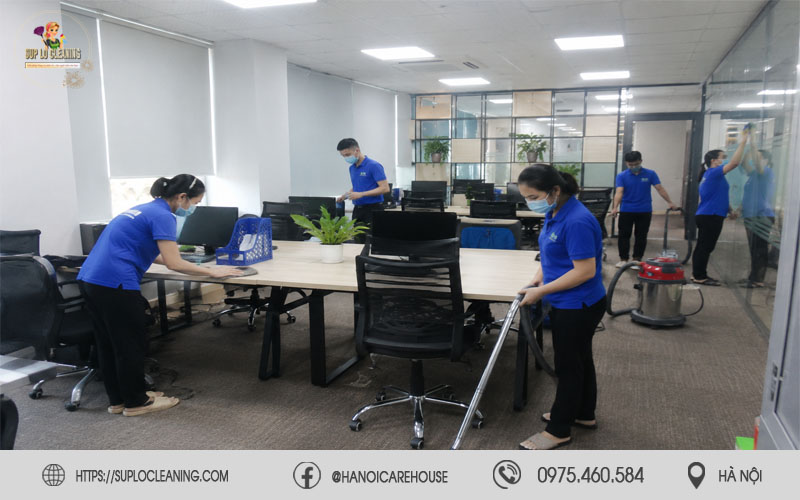 Dịch vụ vệ sinh công nghiệp giá rẻ tại Hà Nội -Súp Lơ Cleaning