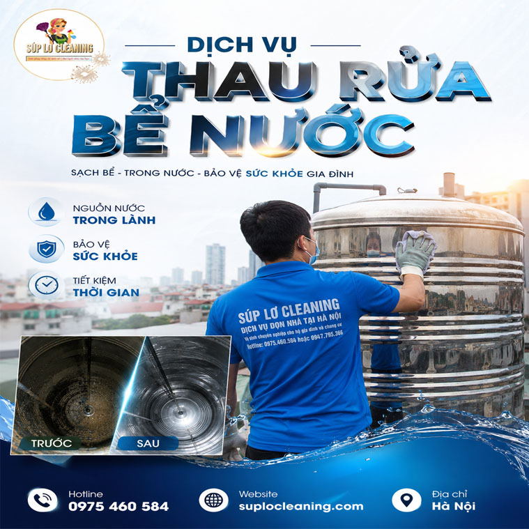 Dich Vu Thau Rua Be Nuoc