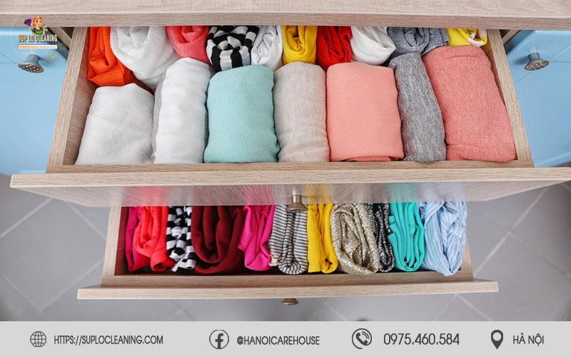 Dịch vụ sắp xếp tủ quần áo gọn gàng tại nhà