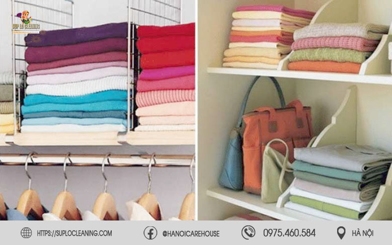 Không gian sống nhỏ tại Phường Văn Miếu – Quốc Tử Giám cần sắp xếp quần áo khoa học