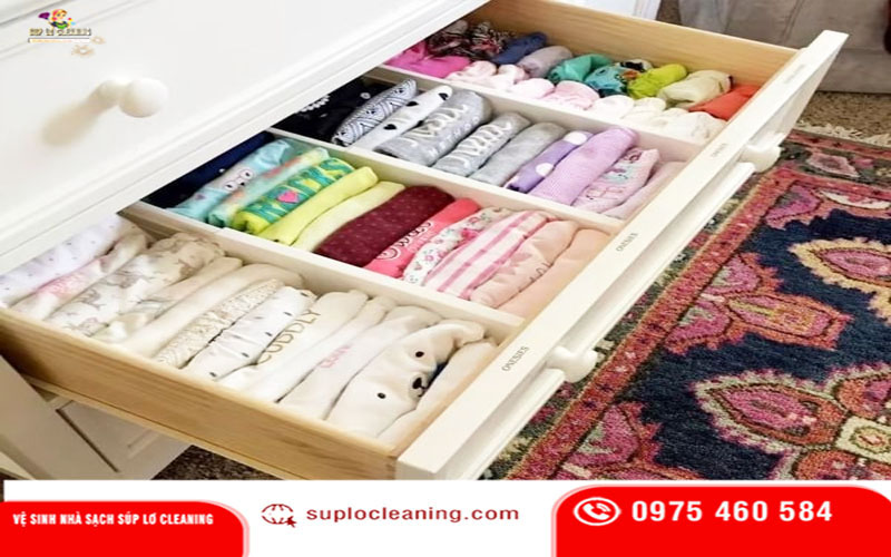 Một chút gọn gàng từ việc gấp quần áo cũng đủ thấy thoải mái hơn.