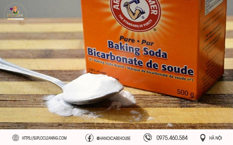 Tẩy mốc tường bằng baking soda