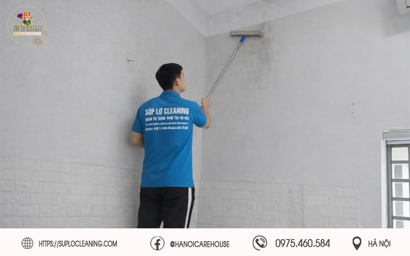 Quy trình dịch vụ tẩy mốc tại Long Biên