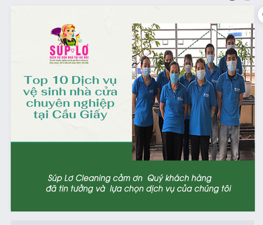 Ve Sinh Nha Tai Quan Cau Giay