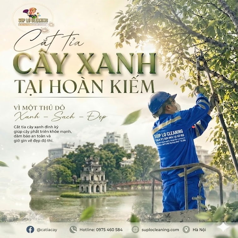 Cat Tia Cay Xanh Tai Hoan Kiem
