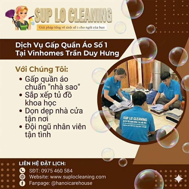 Dich Vu Gap Quan Ao Tai Vinhomes Tran Duy Hung