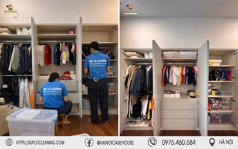 Đánh bay nỗi lo tủ đồ bừa bộn với dịch vụ gấp quần áo tại Định Công uy tín