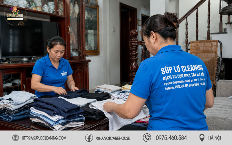 Dịch vụ gấp quần áo tại Phương Liệt giúp gia đình dễ dàng tìm kiếm hơn