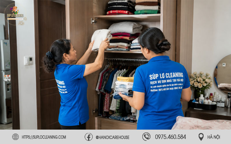 Sắp xếp tủ quần áo khoa học cho gia đình tại hà nội