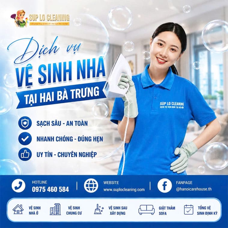 Ve Sinh Nha Tai Hai Ba Trung