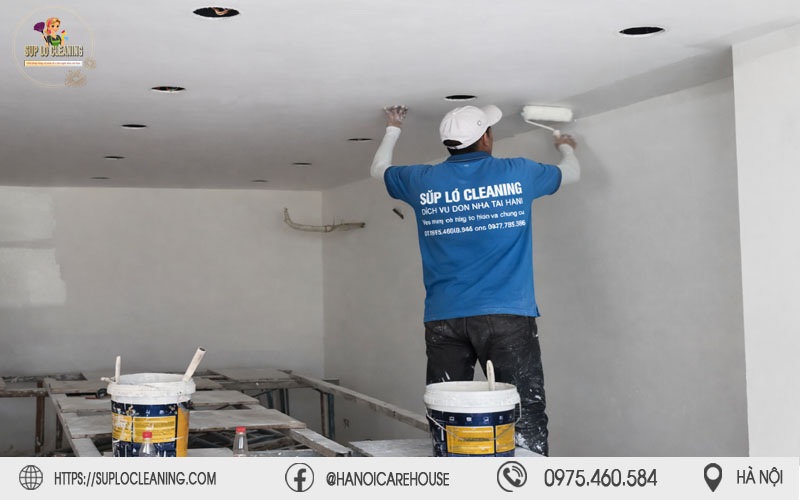 Súp Lơ Cleaning nhận phục vụ tẩy mốc tường cho mọi căn hộ chung cư tại Lĩnh Nam