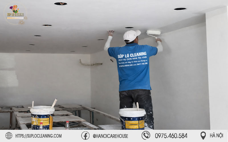 Súp Lơ Cleaning cam kết xử lý ẩm mốc tường triệt để và bảo hành dài hạn