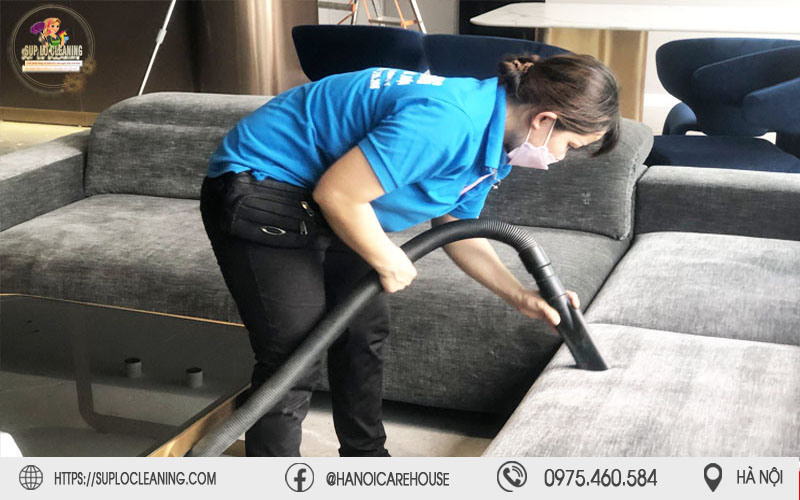 Trải nghiệm dịch vụ giặt ghế sofa tại nhà Hà Nội chuyên nghiệp, giá tốt nhất từ Súp Lơ