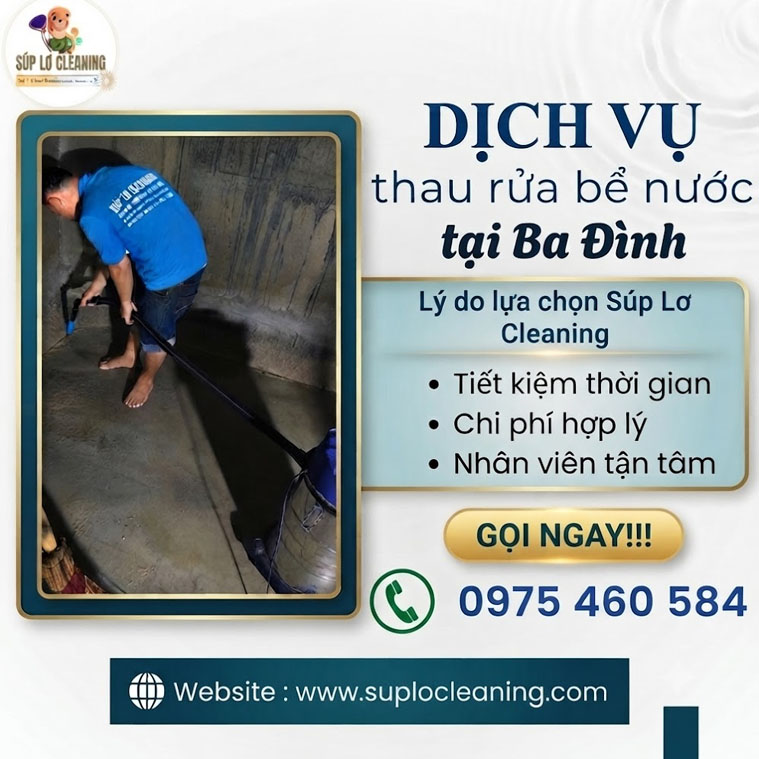 Dich Vu Thau Rua Be Nuoc Tai Ba Dinh
