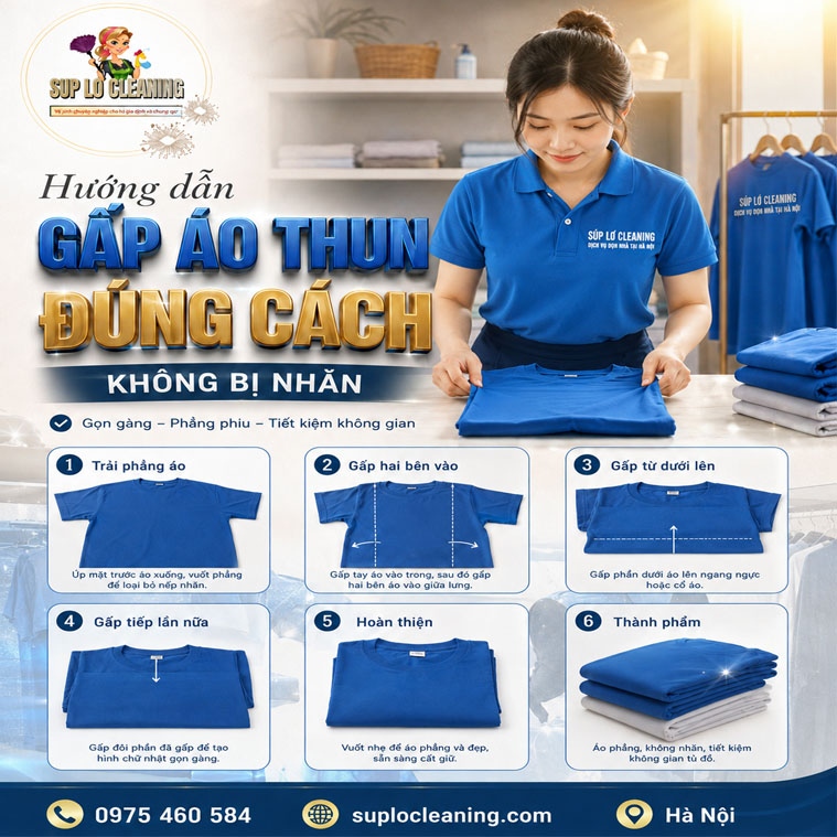 Gap Ao Thun Dung Cach Khong Bi Nhan