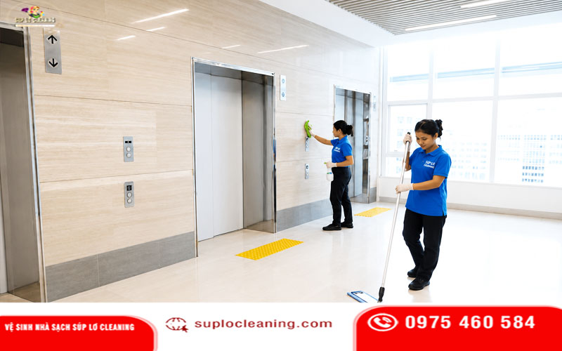 Quy trình làm việc trong vệ sinh công nghiệp của Súp Lơ chuyên nghiệp, tận tâm
