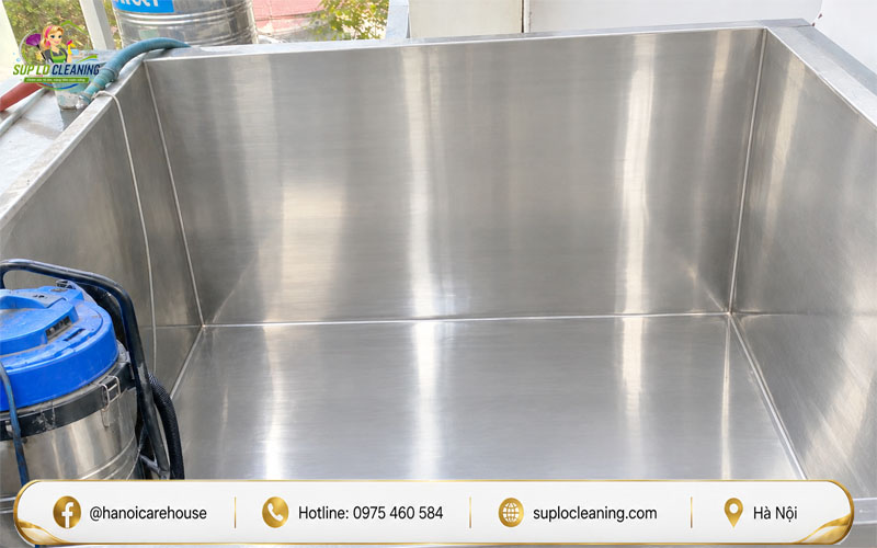 Dịch vụ vệ sinh bồn nước sinh hoạt tại Ba Đình