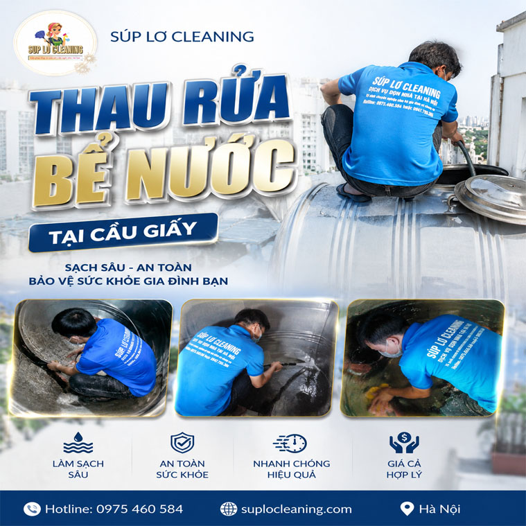 Thau Rua Be Nuoc Tai Cau Giay