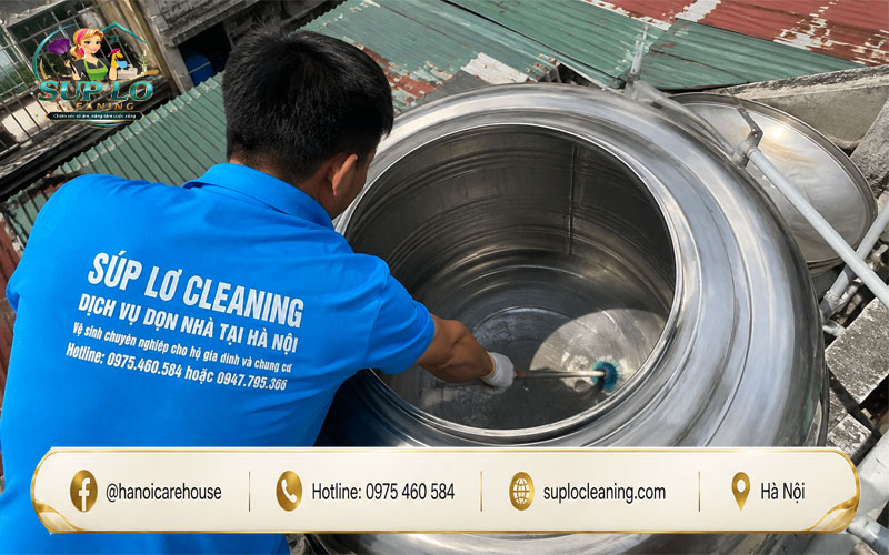 Vệ sinh bể nước sinh hoạt và xử lý mùi clo tại Hà Nội