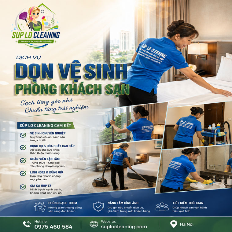 Don Ve Sinh Phong Khach San