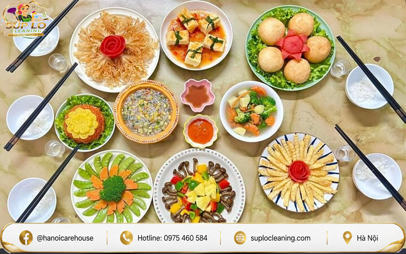 Mâm lễ cúng trong nghi thức văn khấn Vu Lan tại nhà của mỗi gia đình khác nhau