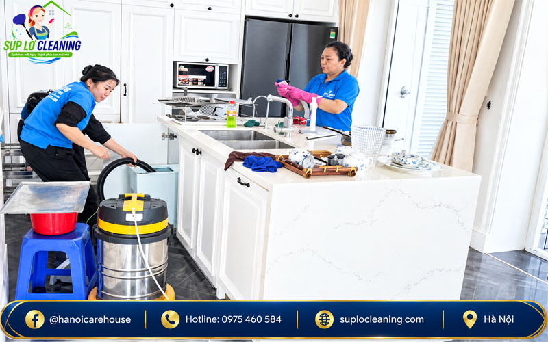 Đội ngũ vệ sinh công nghiệp uy tín Hà Nội - Súp Lơ Cleaning