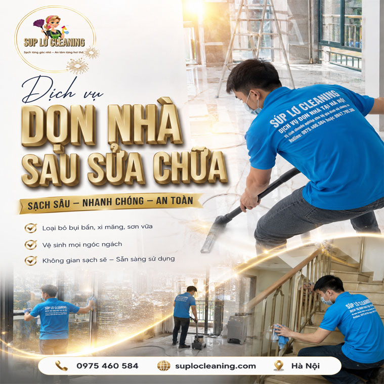 Dich Vu Don Nha Sau Sua Chua