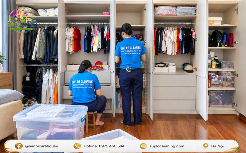 Dịch vụ gấp quần áo chuyên nghiệp Súp Lơ Cleaning
