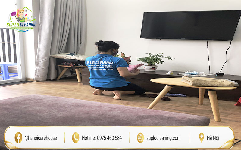 Vệ sinh nhà mới trước khi vào ở tại Hà Nội
