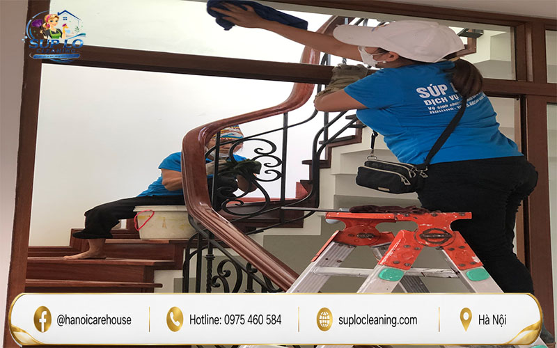 Dịch vụ vệ sinh nhà Hà Nội cho gia đình có em bé