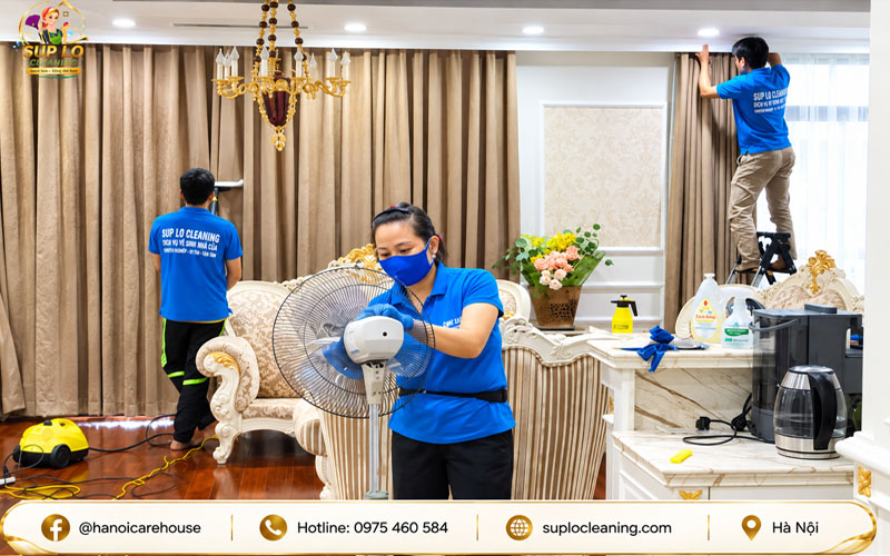 Dịch vụ dọn nhà đón Tết giúp gia đình tiết kiệm thời gian và công sức