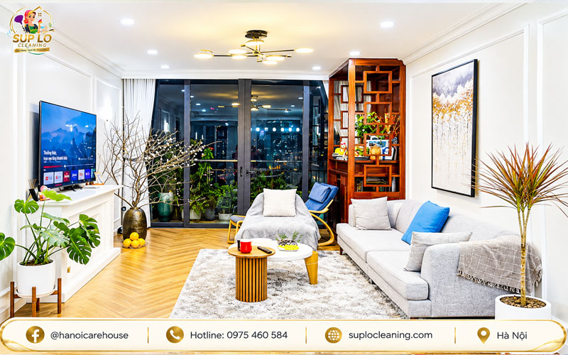 Nhà cửa sạch sẽ sẵn sàng đón Tết